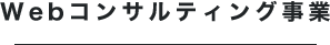 webコンサルティング事業